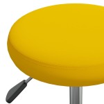 vidaXL Scaun de birou pivotant, galben muștar, catifea vidaXL Scaun de birou pivotant, galben muștar, catifea