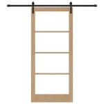 vidaXL Ușă glisantă ORKDAL Maro 93 x 211 cm Lemn masiv de pin vidaXL Ușă glisantă ORKDAL Maro 93 x 211 cm Lemn masiv de pin