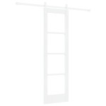 vidaXL Ușă glisantă ORKDAL Alb 61 x 198.5 cm Lemn masiv de pin