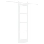 vidaXL Ușă glisantă ORKDAL Alb 61 x 198.5 cm Lemn masiv de pin