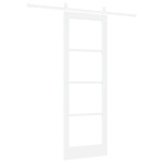 vidaXL Ușă glisantă ORKDAL Alb 73.5 x 211 cm Lemn masiv de pin