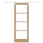 vidaXL Ușă glisantă ORKDAL Maro 78 x 211 cm Lemn masiv de pin vidaXL Ușă glisantă ORKDAL Maro 78 x 211 cm Lemn masiv de pin