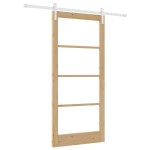 vidaXL Ușă glisantă ORKDAL Maro 93 x 202 cm Lemn masiv de pin vidaXL Ușă glisantă ORKDAL Maro 93 x 202 cm Lemn masiv de pin