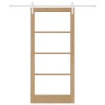 vidaXL Ușă glisantă ORKDAL Maro 93 x 202 cm Lemn masiv de pin vidaXL Ușă glisantă ORKDAL Maro 93 x 202 cm Lemn masiv de pin