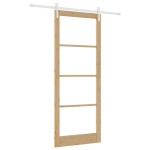 vidaXL Ușă glisantă ORKDAL Maro 93 x 232 cm Lemn masiv de pin vidaXL Ușă glisantă ORKDAL Maro 93 x 232 cm Lemn masiv de pin