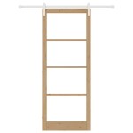 vidaXL Ușă glisantă ORKDAL Maro 93 x 232 cm Lemn masiv de pin vidaXL Ușă glisantă ORKDAL Maro 93 x 232 cm Lemn masiv de pin