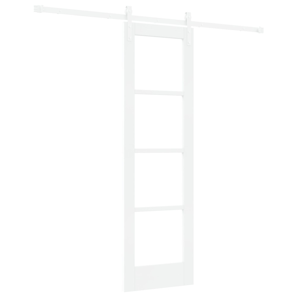 vidaXL Ușă glisantă ORKDAL Alb 61 x 198.5 cm Lemn masiv de pin