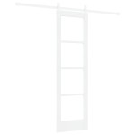 vidaXL Ușă glisantă ORKDAL Alb 61 x 198.5 cm Lemn masiv de pin