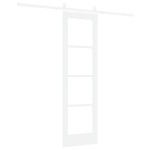 vidaXL Ușă glisantă ORKDAL Alb 61 x 198.5 cm Lemn masiv de pin