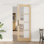 vidaXL Ușă glisantă ORKDAL Maro 73.5 x 198.5 cm Lemn masiv de pin vidaXL Ușă glisantă ORKDAL Maro 73.5 x 198.5 cm Lemn masiv de pin