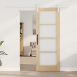 vidaXL Ușă glisantă ORKDAL Maro 73.5 x 198.5 cm Lemn masiv de pin vidaXL Ușă glisantă ORKDAL Maro 73.5 x 198.5 cm Lemn masiv de pin