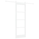 vidaXL Ușă glisantă ORKDAL Alb 73.5 x 211 cm Lemn masiv de pin