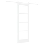 vidaXL Ușă glisantă ORKDAL Alb 73.5 x 211 cm Lemn masiv de pin