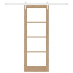 vidaXL Ușă glisantă ORKDAL Maro 78 x 211 cm Lemn masiv de pin vidaXL Ușă glisantă ORKDAL Maro 78 x 211 cm Lemn masiv de pin