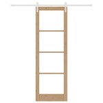 vidaXL Ușă glisantă ORKDAL Maro 78 x 232 cm Lemn masiv de pin vidaXL Ușă glisantă ORKDAL Maro 78 x 232 cm Lemn masiv de pin
