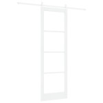 vidaXL Ușă glisantă ORKDAL Alb 78 x 232 cm Lemn masiv de pin vidaXL Ușă glisantă ORKDAL Alb 78 x 232 cm Lemn masiv de pin