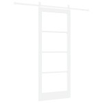 vidaXL Ușă glisantă ORKDAL Alb 86 x 211 cm Lemn masiv de pin vidaXL Ușă glisantă ORKDAL Alb 86 x 211 cm Lemn masiv de pin