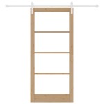 vidaXL Ușă glisantă ORKDAL Maro 93 x 202 cm Lemn masiv de pin vidaXL Ușă glisantă ORKDAL Maro 93 x 202 cm Lemn masiv de pin