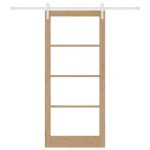 vidaXL Ușă glisantă ORKDAL Maro 93 x 211 cm Lemn masiv de pin vidaXL Ușă glisantă ORKDAL Maro 93 x 211 cm Lemn masiv de pin