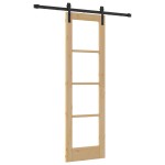 Ușă glisantă vidaXL cu set de accesorii 'ORKDAL'61x198.5 cm