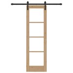 Ușă glisantă vidaXL cu set de accesorii 'ORKDAL'61x198.5 cm