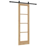 Ușă glisantă vidaXL cu set de accesorii 'ORKDAL'61x198.5 cm