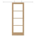 vidaXL Ușă glisantă Manual ORKDAL Maro 73.5 x 198.5 cm Lemn și metal vidaXL Ușă glisantă Manual ORKDAL Maro 73.5 x 198.5 cm Lemn și metal