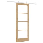 vidaXL Ușă glisantă Manual ORKDAL Maro 78 x 202 cm Lemn și metal vidaXL Ușă glisantă Manual ORKDAL Maro 78 x 202 cm Lemn și metal