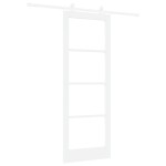 vidaXL Ușă glisantă Manual ORKDAL Alb 78 x 211 cm Lemn și metal vidaXL Ușă glisantă Manual ORKDAL Alb 78 x 211 cm Lemn și metal