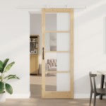 vidaXL Ușă glisantă Manual ORKDAL Maro 83 x 232 cm Lemn și metal vidaXL Ușă glisantă Manual ORKDAL Maro 83 x 232 cm Lemn și metal