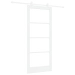 vidaXL Ușă glisantă Manual ORKDAL Alb 86 x 198.5 cm Lemn și metal vidaXL Ușă glisantă Manual ORKDAL Alb 86 x 198.5 cm Lemn și metal