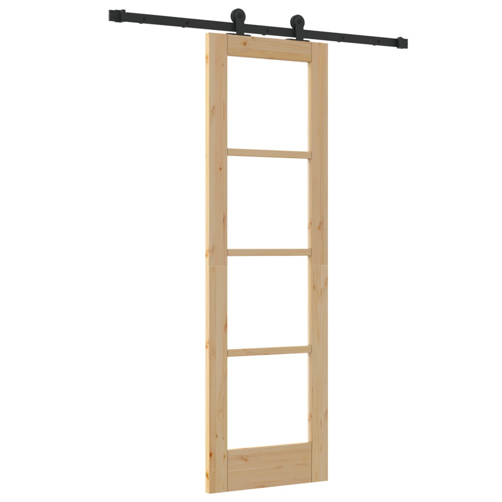 Ușa glisantă vidaXL cu set de accesorii "ORKDAL" 61x198.5 cm