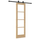 Ușa glisantă vidaXL cu set de accesorii "ORKDAL" 61x198.5 cm