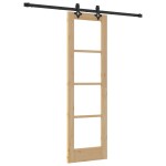 vidaXL Ușă Glisantă Manual ORKDAL Maro 61 x 198.5 cm Lemn și metal vidaXL Ușă Glisantă Manual ORKDAL Maro 61 x 198.5 cm Lemn și metal