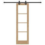 vidaXL Ușă Glisantă Manual ORKDAL Maro 61 x 198.5 cm Lemn și metal vidaXL Ușă Glisantă Manual ORKDAL Maro 61 x 198.5 cm Lemn și metal