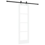 vidaXL Ușă Glisantă Manual ORKDAL Alb 61 x 198.5 cm Lemn și metal vidaXL Ușă Glisantă Manual ORKDAL Alb 61 x 198.5 cm Lemn și metal