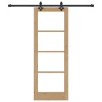 vidaXL Ușă Glisantă Manual ORKDAL Maro 73.5 x 198.5 cm Lemn și metal vidaXL Ușă Glisantă Manual ORKDAL Maro 73.5 x 198.5 cm Lemn și metal