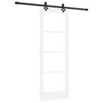 vidaXL Ușă Glisantă Manual ORKDAL Alb 73.5 x 198.5 cm Lemn și metal vidaXL Ușă Glisantă Manual ORKDAL Alb 73.5 x 198.5 cm Lemn și metal