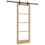vidaXL Ușă Glisantă Manual ORKDAL Maro 78 x 202 cm Lemn și metal vidaXL Ușă Glisantă Manual ORKDAL Maro 78 x 202 cm Lemn și metal