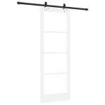 vidaXL Ușă Glisantă Manual ORKDAL Alb 78 x 211 cm Lemn și metal vidaXL Ușă Glisantă Manual ORKDAL Alb 78 x 211 cm Lemn și metal