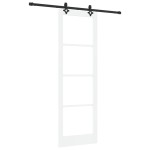 vidaXL Ușă Glisantă Manual ORKDAL Alb 78 x 232 cm Lemn și metal
