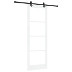 vidaXL Ușă Glisantă Manual ORKDAL Alb 83 x 232 cm Lemn și metal vidaXL Ușă Glisantă Manual ORKDAL Alb 83 x 232 cm Lemn și metal