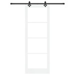 vidaXL Ușă Glisantă Manual ORKDAL Alb 83 x 232 cm Lemn și metal vidaXL Ușă Glisantă Manual ORKDAL Alb 83 x 232 cm Lemn și metal