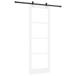 vidaXL Ușă Glisantă Manual ORKDAL Alb 83 x 232 cm Lemn și metal vidaXL Ușă Glisantă Manual ORKDAL Alb 83 x 232 cm Lemn și metal