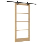 vidaXL Ușă Glisantă Manual ORKDAL Maro 93 x 202 cm Lemn și metal vidaXL Ușă Glisantă Manual ORKDAL Maro 93 x 202 cm Lemn și metal