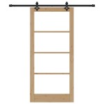 vidaXL Ușă Glisantă Manual ORKDAL Maro 93 x 202 cm Lemn și metal vidaXL Ușă Glisantă Manual ORKDAL Maro 93 x 202 cm Lemn și metal