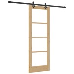 vidaXL Ușă Glisantă Manual ORKDAL Maro 73.5 x 198.5 cm Lemn și metal vidaXL Ușă Glisantă Manual ORKDAL Maro 73.5 x 198.5 cm Lemn și metal