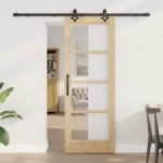vidaXL Ușă Glisantă Manual ORKDAL Maro 73.5 x 198.5 cm Lemn și metal vidaXL Ușă Glisantă Manual ORKDAL Maro 73.5 x 198.5 cm Lemn și metal