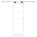 vidaXL Ușă Glisantă Manual ORKDAL Alb 73.5 x 211 cm Lemn și metal vidaXL Ușă Glisantă Manual ORKDAL Alb 73.5 x 211 cm Lemn și metal