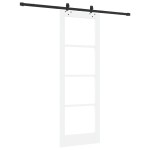vidaXL Ușă Glisantă Manual ORKDAL Alb 73.5 x 211 cm Lemn și metal vidaXL Ușă Glisantă Manual ORKDAL Alb 73.5 x 211 cm Lemn și metal